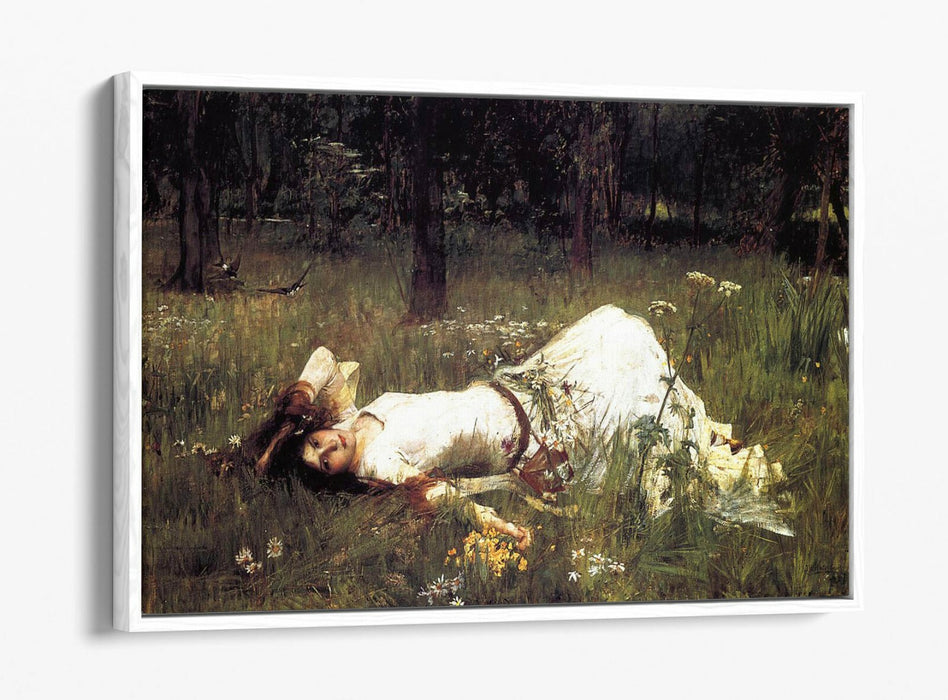 JOHN WILLIAM WATERHOUSE OPHELIA 1889-FLOAT EFFECT CANVAS WALL ART PIC PRINT-