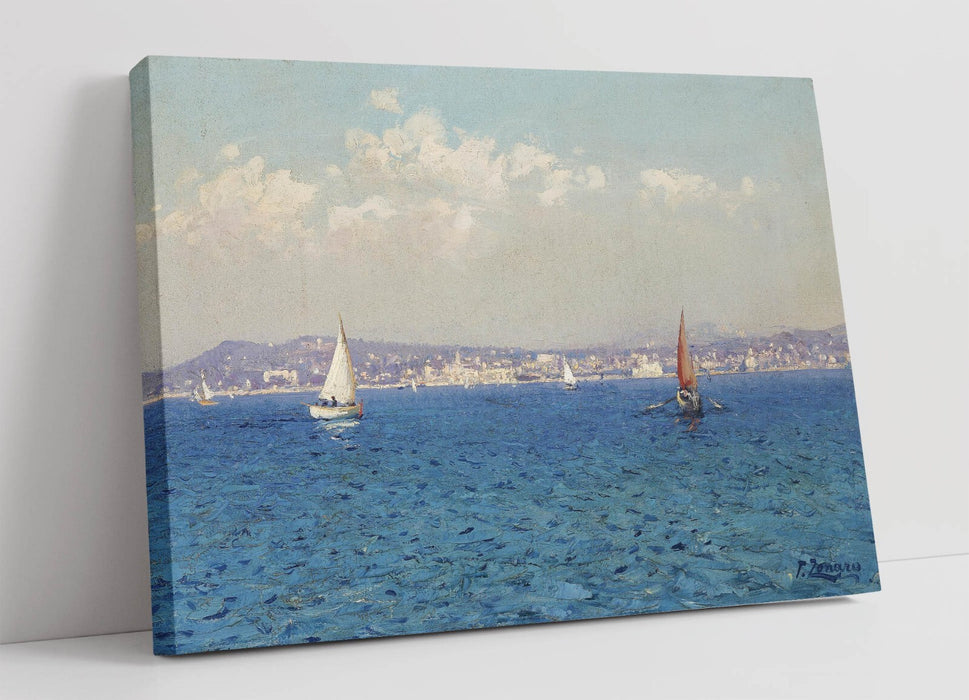 Canvas Wall Art – Fausto Zonaro Print | Handmade Vibrant Color Artwork on Archival Grade Canvas