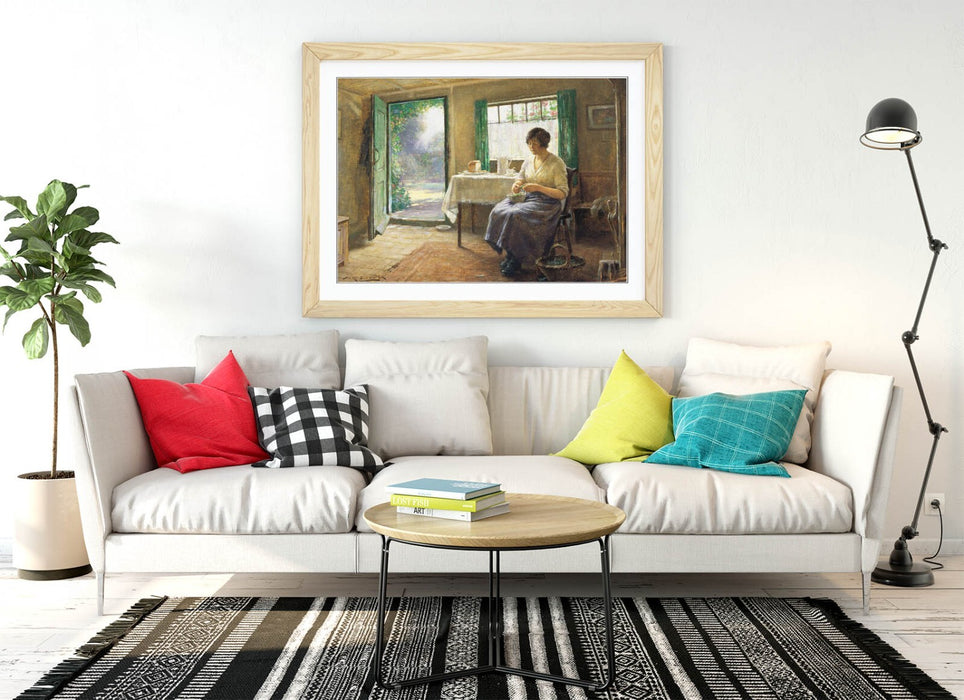 Framed Wall Art - William Blacklock Lunchtime Preparations Print | Handmade UK Poster