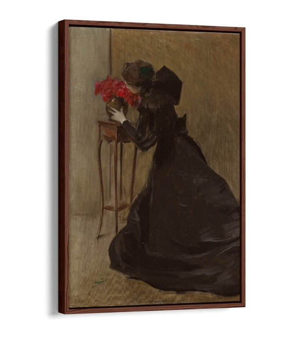 JOHN WHITE ALEXANDER, BRONZE BOWL -FLOAT EFFECT CANVAS WALL ART PRINT