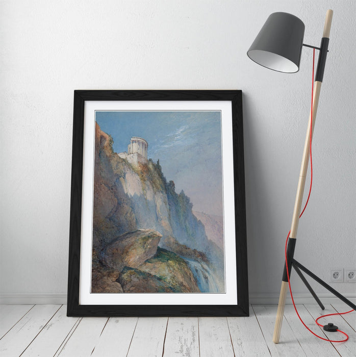 Framed Art Poster - William Callow Temple Of Vesta Print | Matte Paper, Ready To Hang