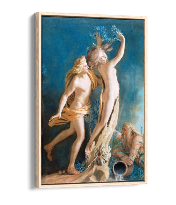 Canvas Wall Art – Apollo and Daphne Float Effect Handmade Canvas Print with Premium Frame