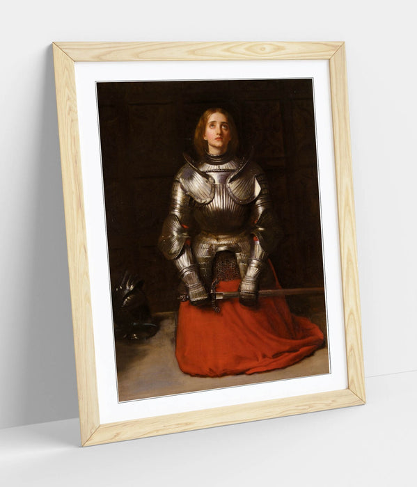 Framed Wall Art - Joan of Arc Print by John Everett Millais | Handmade UK Frame