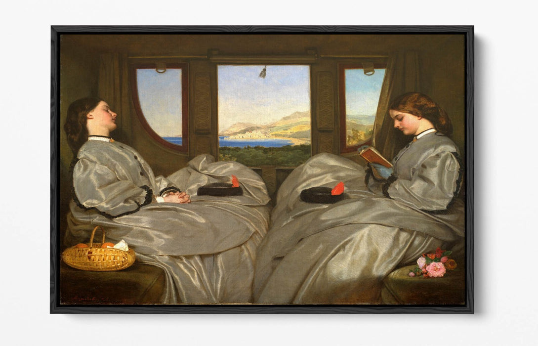 Float Effect Canvas Art - Handmade UK Canvas Featuring Augustus Leopold Egg Artwork