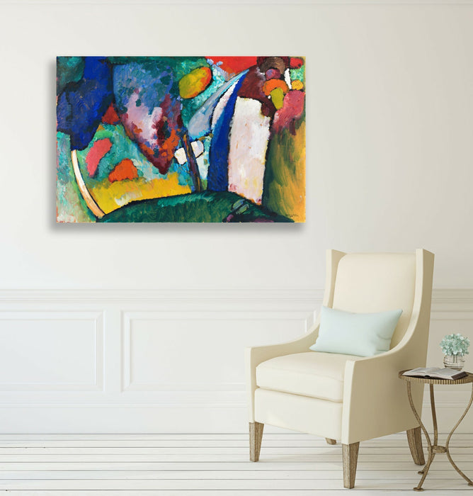 Canvas Wall Art Print - Wassily Kandinsky Abstract Painting on Archival Grade Canvas