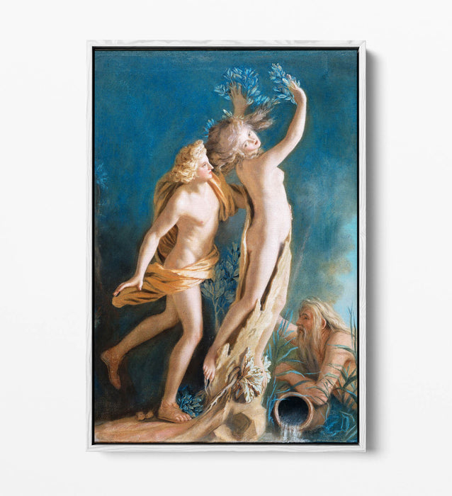 Canvas Wall Art – Apollo and Daphne Float Effect Handmade Canvas Print with Premium Frame