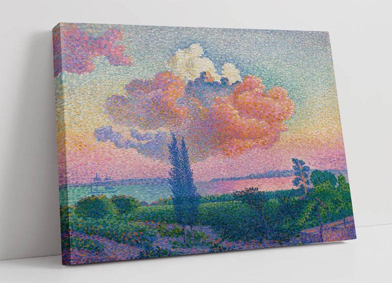 Canvas Wall Art - Henri-Edmond Cross Pink Cloud Painting | Handmade Canvas Print