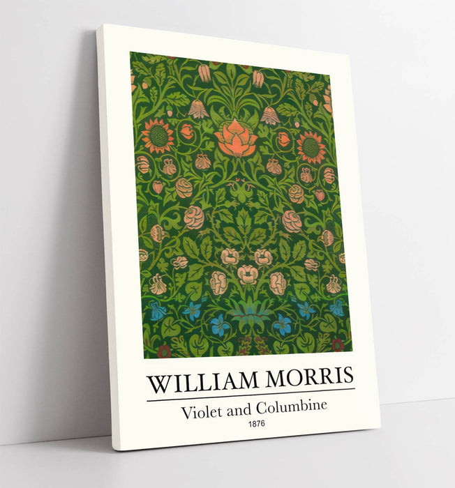 Canvas Wall Art | Handmade Wall Decor with William Morris Botanical Canvas Print