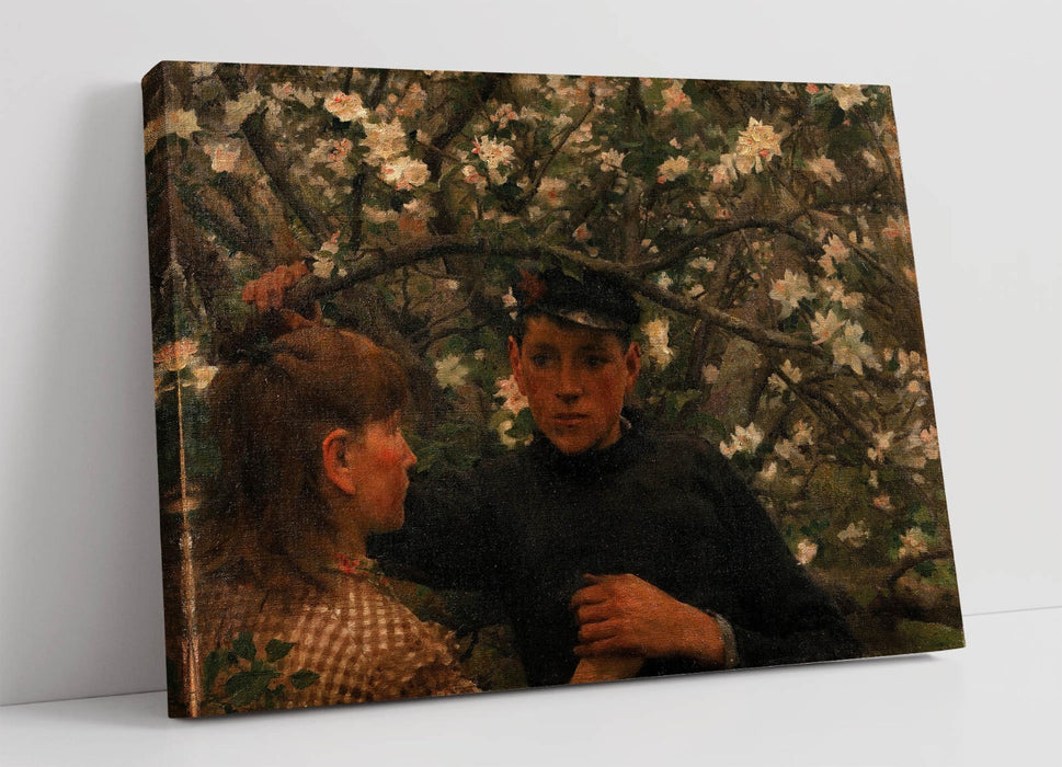 Canvas Wall Art - Henry Scott Tuke The Promise Print on Archival Grade Canvas