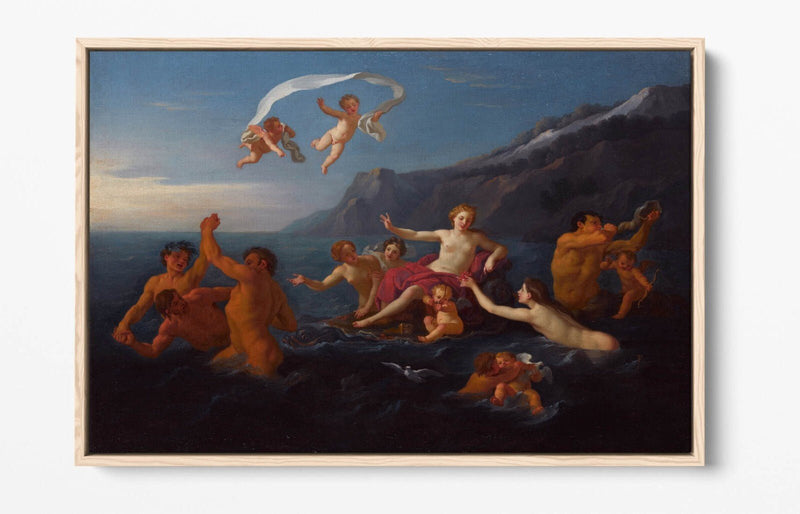 Float Effect Canvas Art – BON BOULLOGNE Triumph on Custom MDF Frame, Ready to Hang
