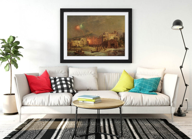 Framed Art Poster - Santa Lucia Fest by Unterberger | Handmade Wall Art Print