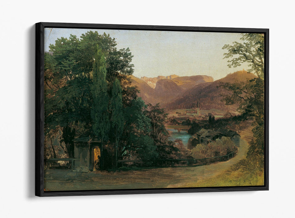 THOMAS ENDER, AREA NEAR ISCHL -FLOAT EFFECT CANVAS WALL ART PIC PRINT