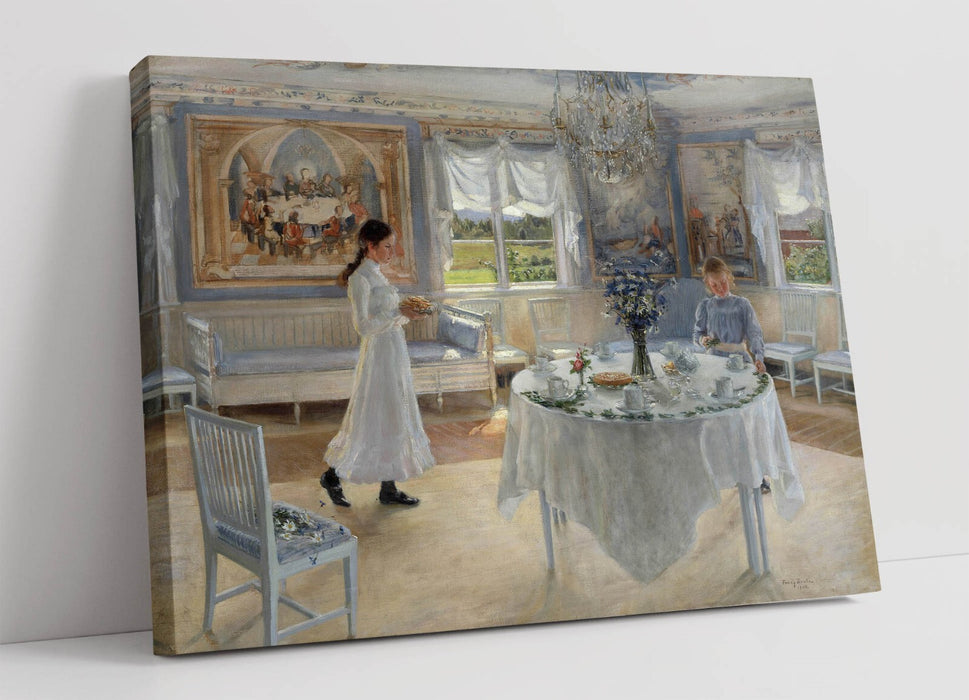 Canvas Wall Art - Fanny Brate A Day Of Celebration Handmade Print With Premium Varnish Finish