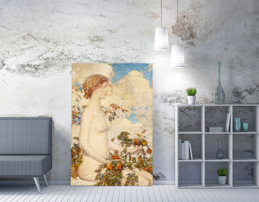 Canvas Wall Art – Pomona Painting Print by Childe Hassam | Handmade, Ready to Hang