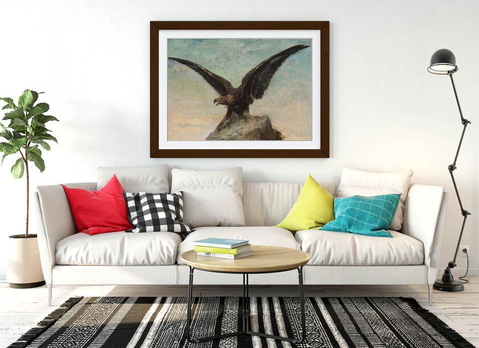 Framed Wall Art - Carl Gustav Carus Eagle Poster Print | Matte Paper, Ready To Hang