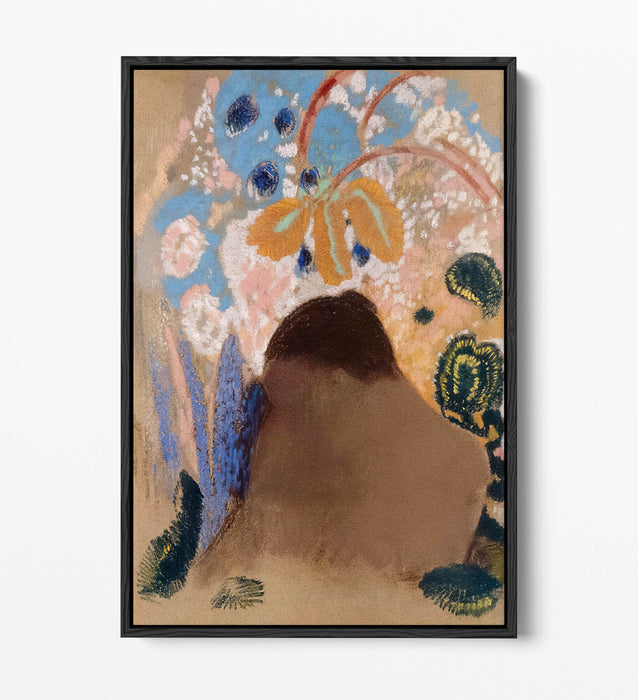 ODILON REDON, OPHELIA -FLOAT EFFECT CANVAS WALL ART PRINT