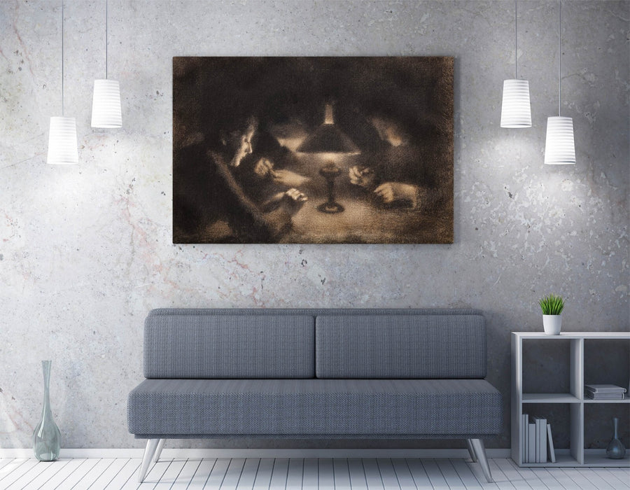 Canvas Wall Art - Albert-Charles Lebourg Evening Painting Print on Archival Grade Canvas