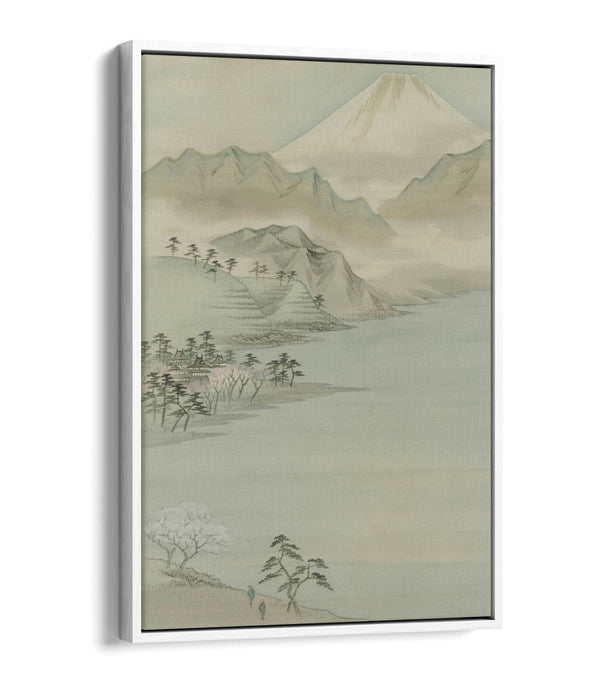 Canvas Wall Art Print – Utagawa Hiroshige Lake Suwa | Float Effect Premium Canvas