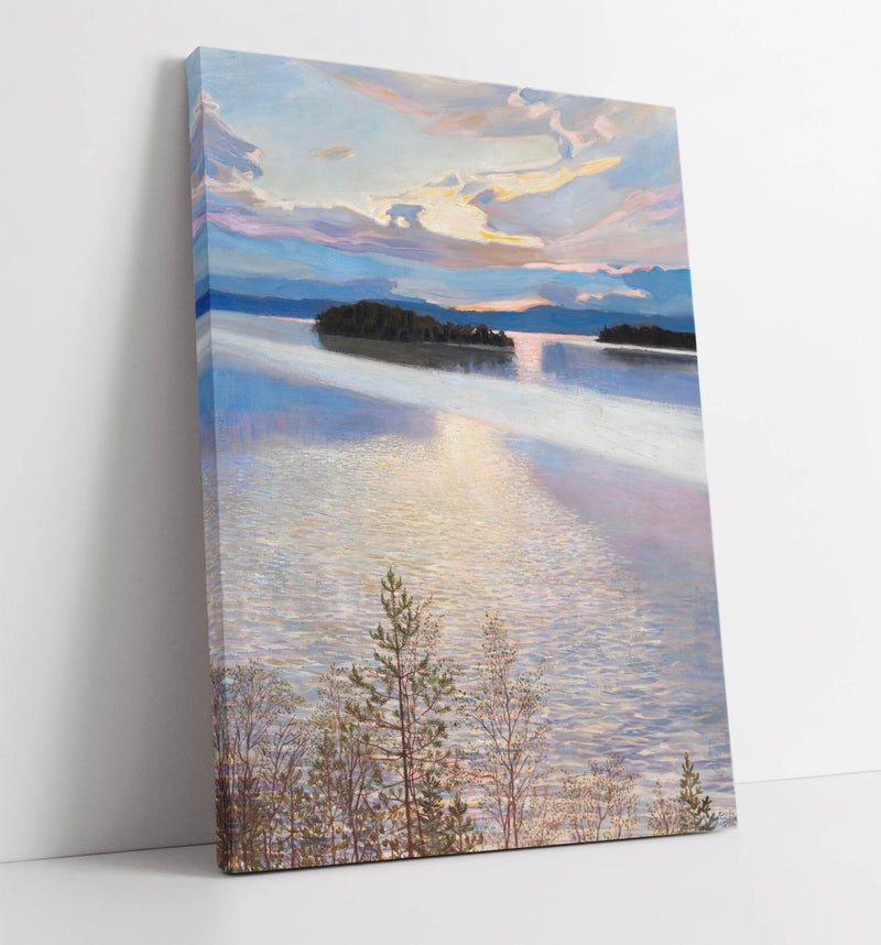 Canvas Wall Art – Akseli Gallen-Kallela Lake View | Premium Varnish Finish Print