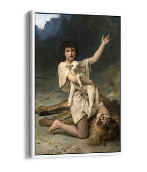 Canvas Wall Art - Elizabeth Jane Gardner David The Shepherd Float Effect Print