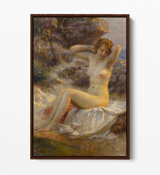 Canvas Wall Art - VLAHO BUKOVAC The Bather | Premium Float Effect Print