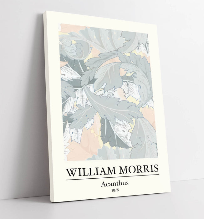 Canvas Wall Art - William Morris Acanthus Plant Print | Handmade Botanical Decor