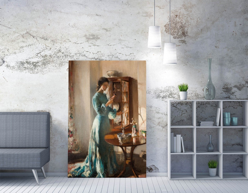 Canvas Wall Art - Henry Tonks China Cabinet Print | Handmade UK Canvas Art