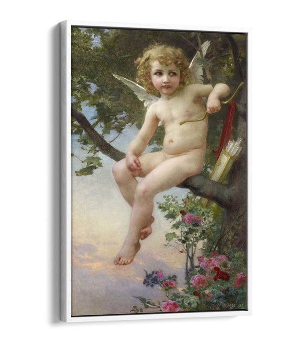 GUILLAUME SEIGNAC, CUPID -FLOAT EFFECT CANVAS WALL ART PICTURE PRINT