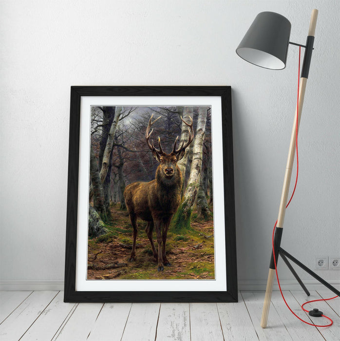 Framed Art Print – Rosa Bonheur King Of The Forest | Handmade Wall Art Decor