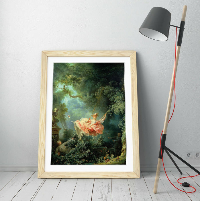 Framed Art Poster - Classic Wall Art Print with Handmade Picture Frame, Matte Finish