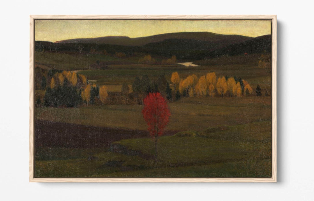 LARS JORDE, LANDSCAPE -FLOAT EFFECT CANVAS WALL ART PRINT