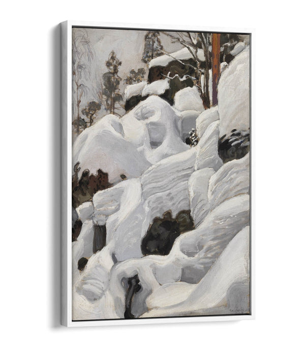 Float Effect Canvas Art – Askel Gallen-Kallela Lair Of The Lynx Print With Floating Frame