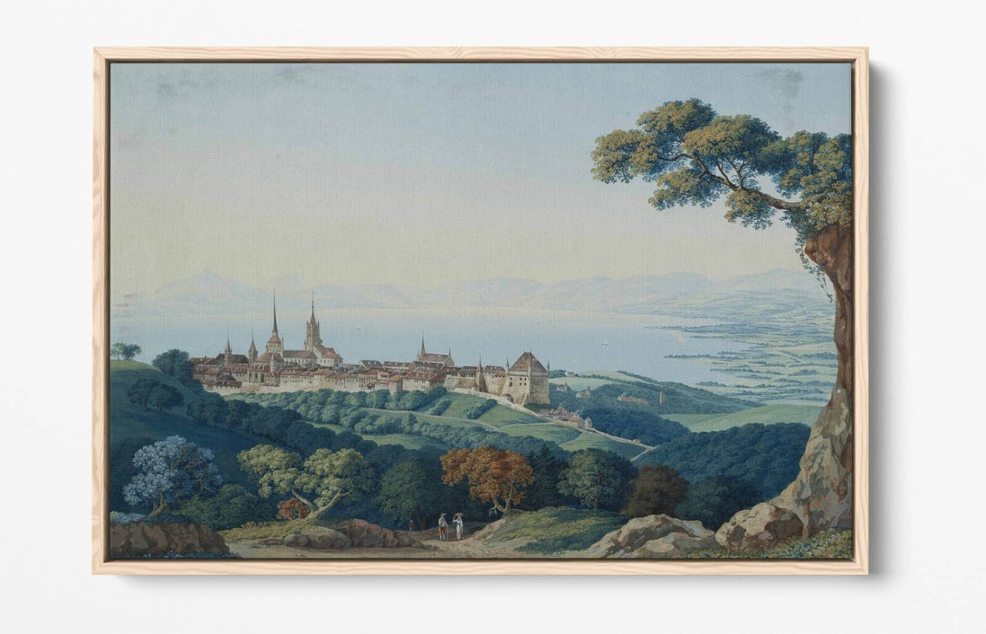 Float Effect Canvas Art – Premium Handmade Landscape Wall Decor With MDF Frame