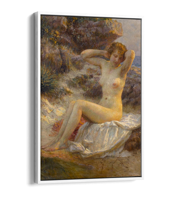 Canvas Wall Art - VLAHO BUKOVAC The Bather | Premium Float Effect Print