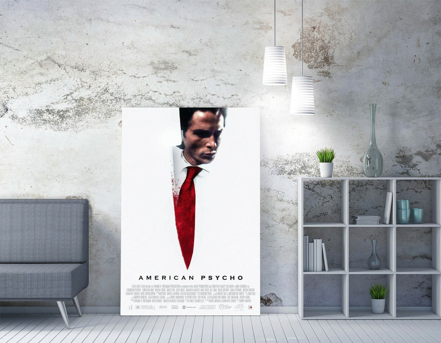 American Psycho Poster - Iconic Movie Artwork Canvas Wall Art Print