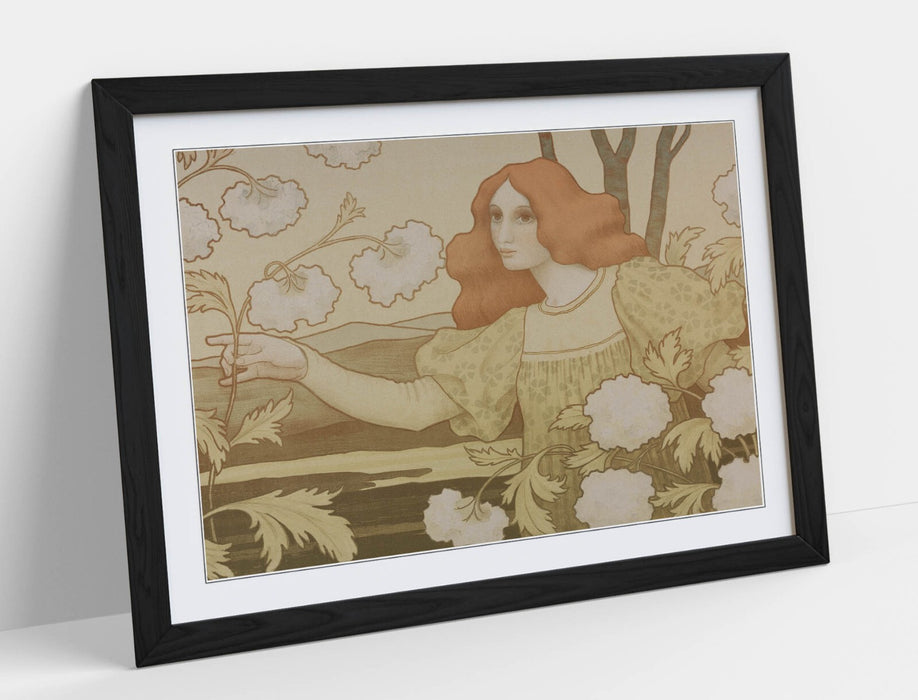 Framed Wall Art - Paul Berthon Snowballs Poster Print | Handmade Matte Paper