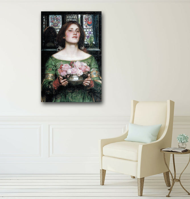 CANVAS WALL ART PAINTING PRINT ARTWORK John W Waterhouse Gather Ye Rosebuds