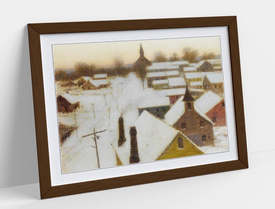 Framed Wall Art - L. Birge Harrison Frosty Morning Painting | UK Made Frames