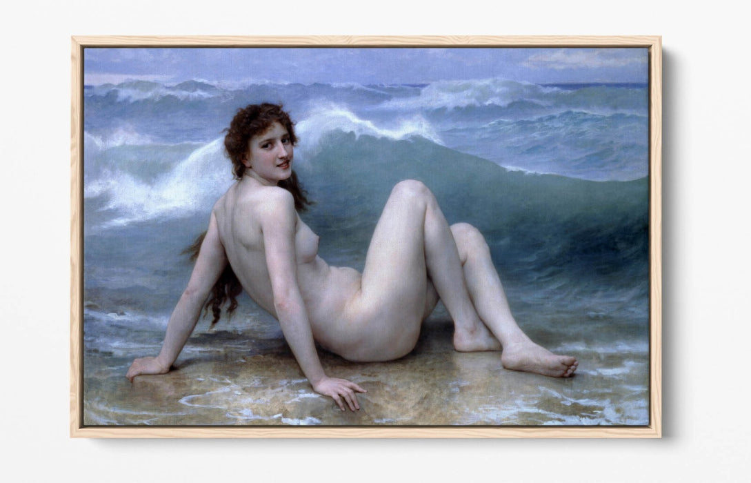 Float Effect Canvas Art | Premium Satin Varnish William Adolphe Bouguereau Print