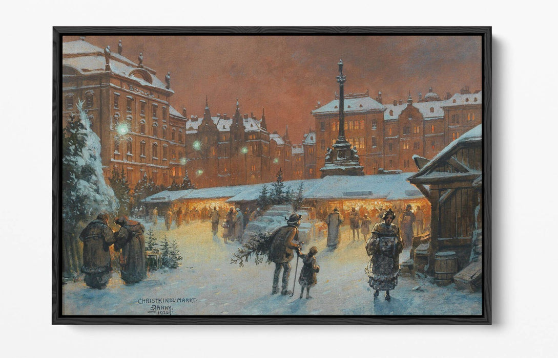 Canvas Wall Art - Christmas Canvas Print With Float Effect & Premium Frame