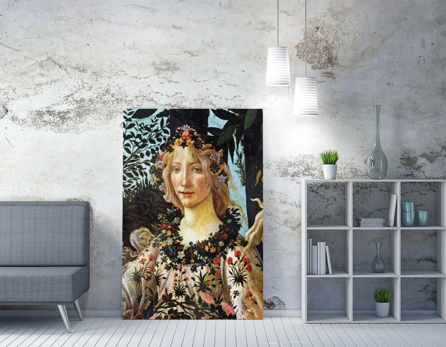 Canvas Wall Art - Botticelli Primavera Floral Print | Handmade UK Premium Artwork