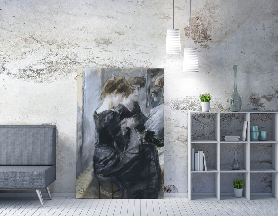 Canvas Wall Art - Modistenatelier by Isaac Israels | Premium Canvas Print Ready to Hang