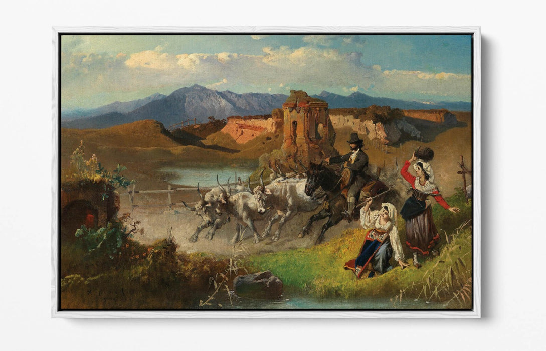 Float Effect Canvas Art - Premium Handmade Wall Decor With Custom Deep Frame