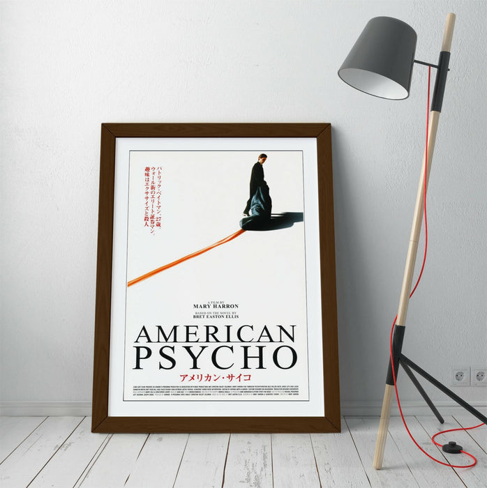 American Psycho Film Poster – Framed Wall Art | Handmade UK Art Print