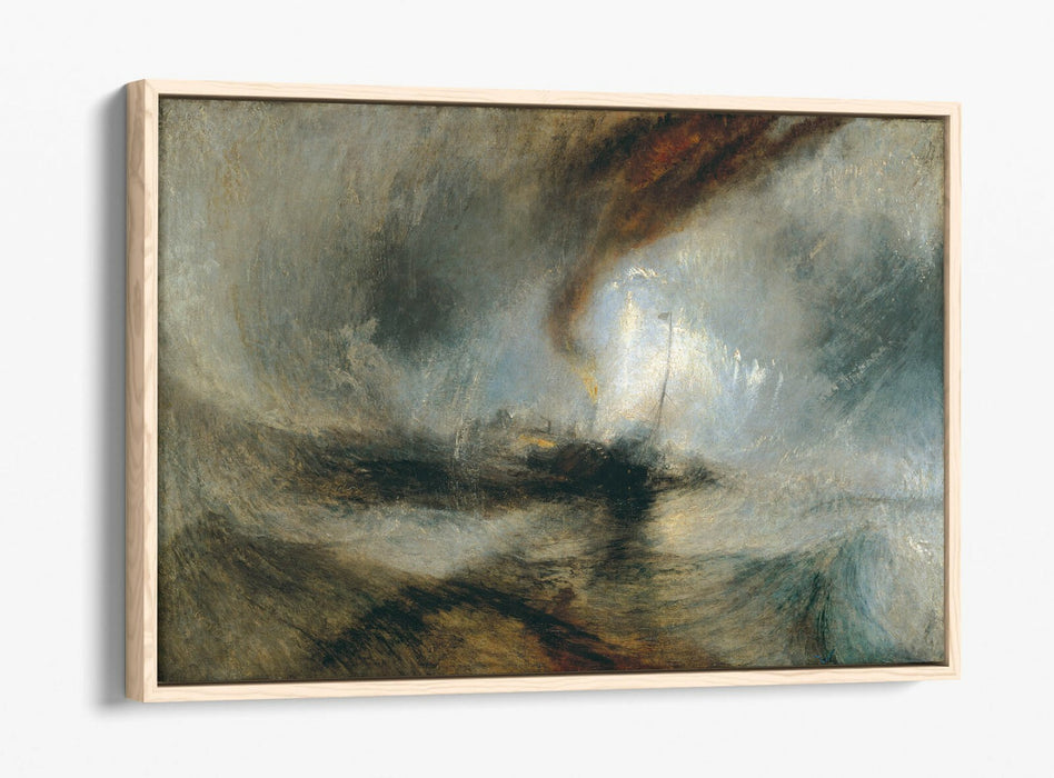 Canvas Wall Art | J M W Turner Art Print - Float Effect Canvas, Premium Frame