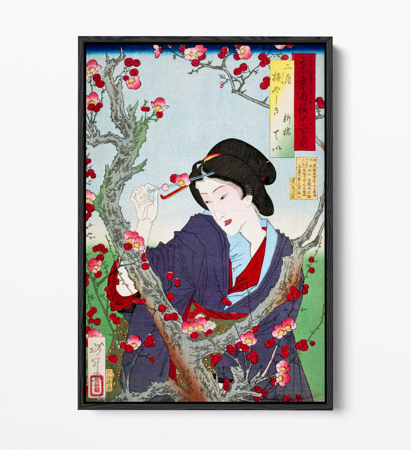 Float Effect Canvas Art – Japanese Canvas Print On 30mm Deep MDF Frame