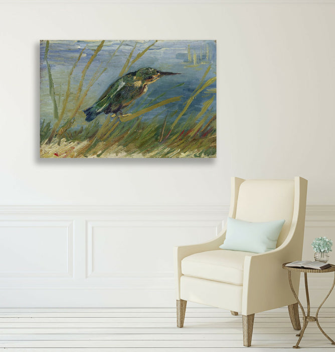 Van Gogh The Kingfisher Bird CANVAS WALL ART PAINTING PRINT ARTWORK CLASSIC