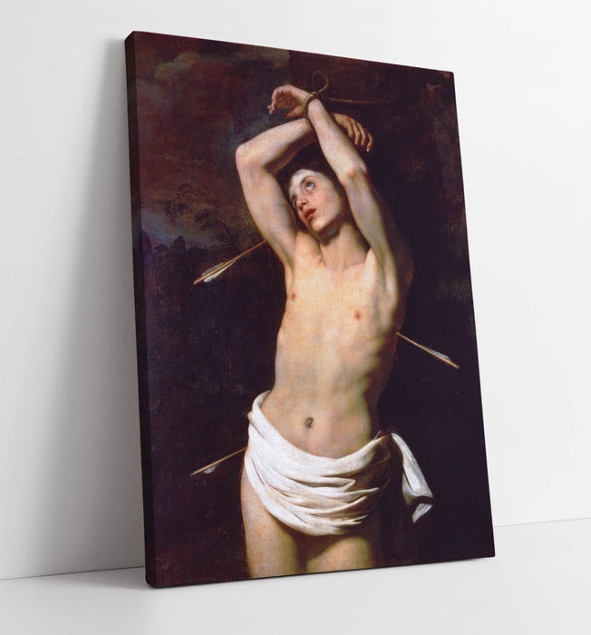 Canvas Wall Art - Nicolas Regnier St Sebastian Print | Handmade Premium Canvas