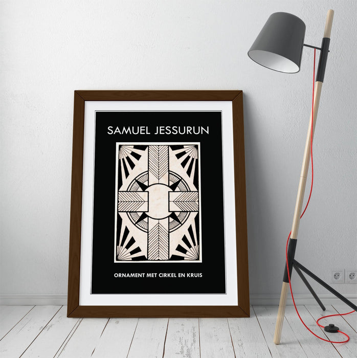 Framed Wall Art Noir Gothic Poster - Handmade UK Picture Print With Woodgrain Frame