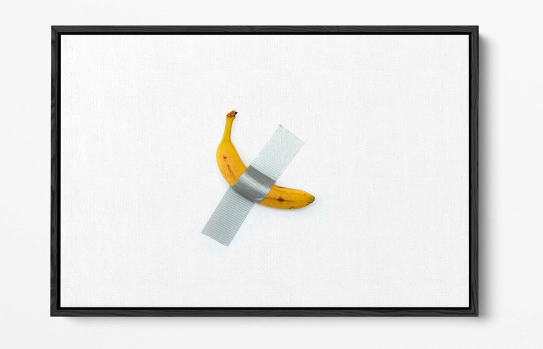 Canvas Wall Art - Banana Modern Kitchen Decor | Float Effect Handmade Print